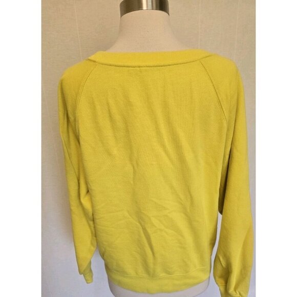 Gap Womens Sweatshirt Size Small Yellow California - Picture 3 of 6